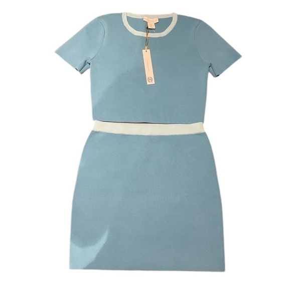 New HOUSE OF HARLOW 1960 Blue Top and Skirt Set - Picture 1 of 3